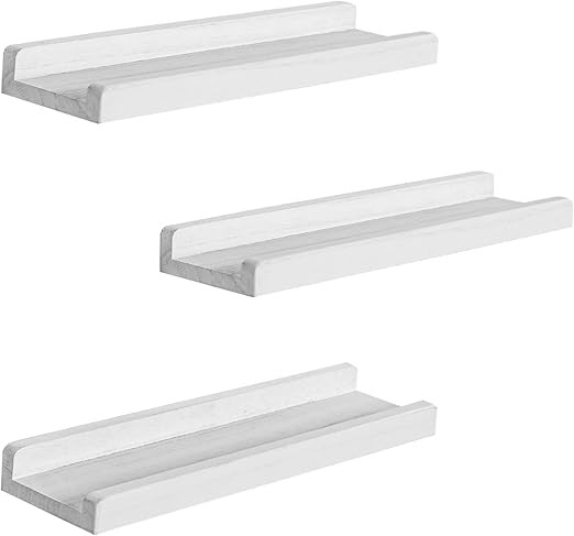 Emfogo Floating Shelves Wall Mounted, 16.9 x 4.3 inch Farmhouse Wood Wall Shelf Ledge Floating Sh... | Amazon (CA)