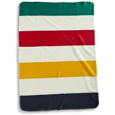 Hudsons Bay Fleece Throw Blanket Chunky Stripe | Walmart (US)