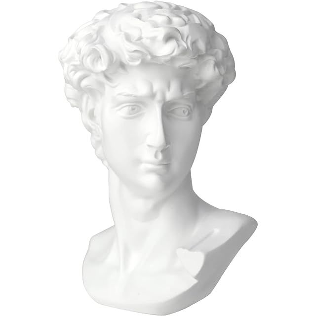 11.8inch Height David Greek Statue Roman Goddess Bust Mythology Sculpture for Home Decor | Amazon (US)