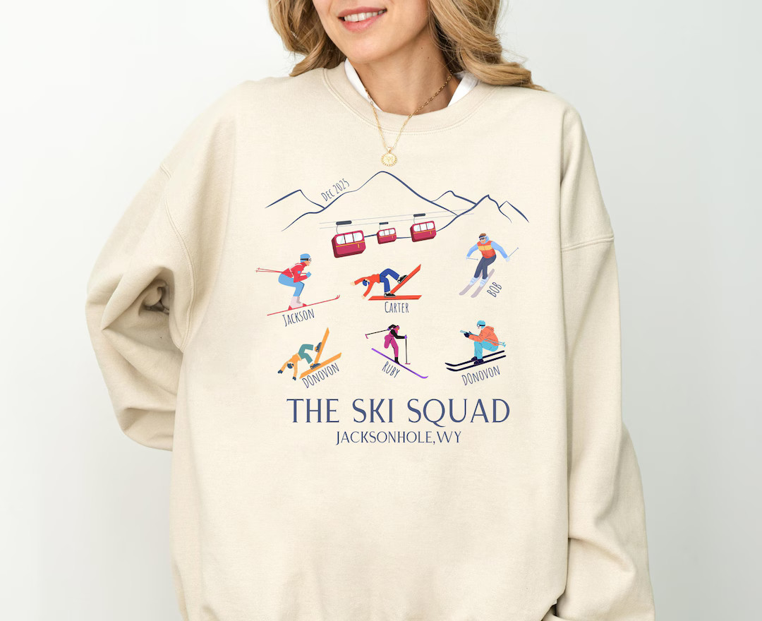 Custom Family Ski Vacation Shirt,ski Sweatshirts, Ski Trip Shirts for Family, Family Reunion Shir... | Etsy (US)