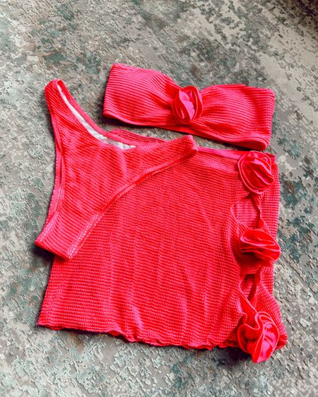 hot pink rose bikini set / includes skirt coverup / budget friendly swim / resort swimwear / swim under $50

#LTKStyleTip #LTKSwim #LTKFindsUnder50