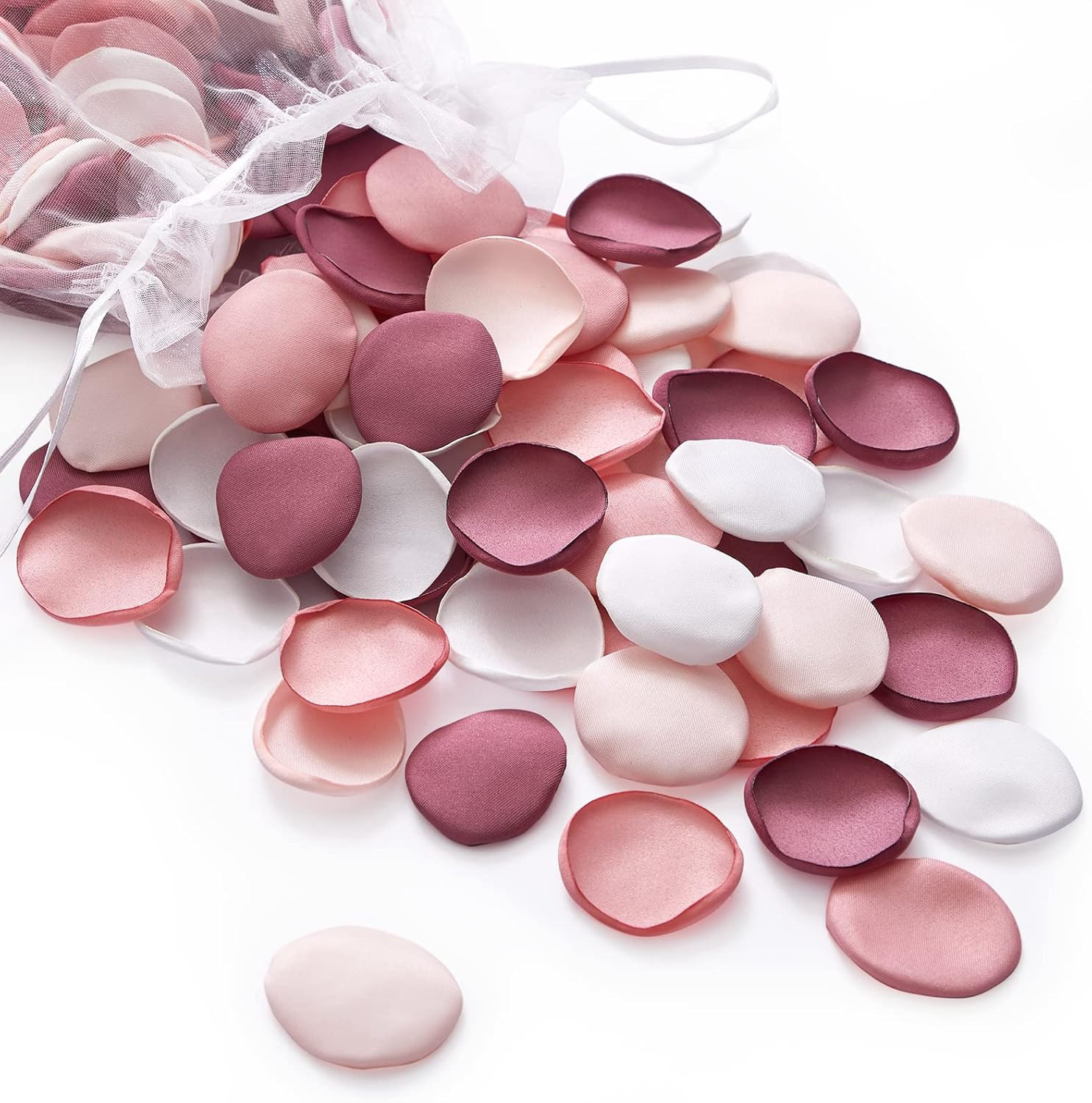Serwalin 300Pcs Silk Rose Petals Artificial Flower Petals for Weddings Proposal Peach Pink Petals... | Amazon (US)