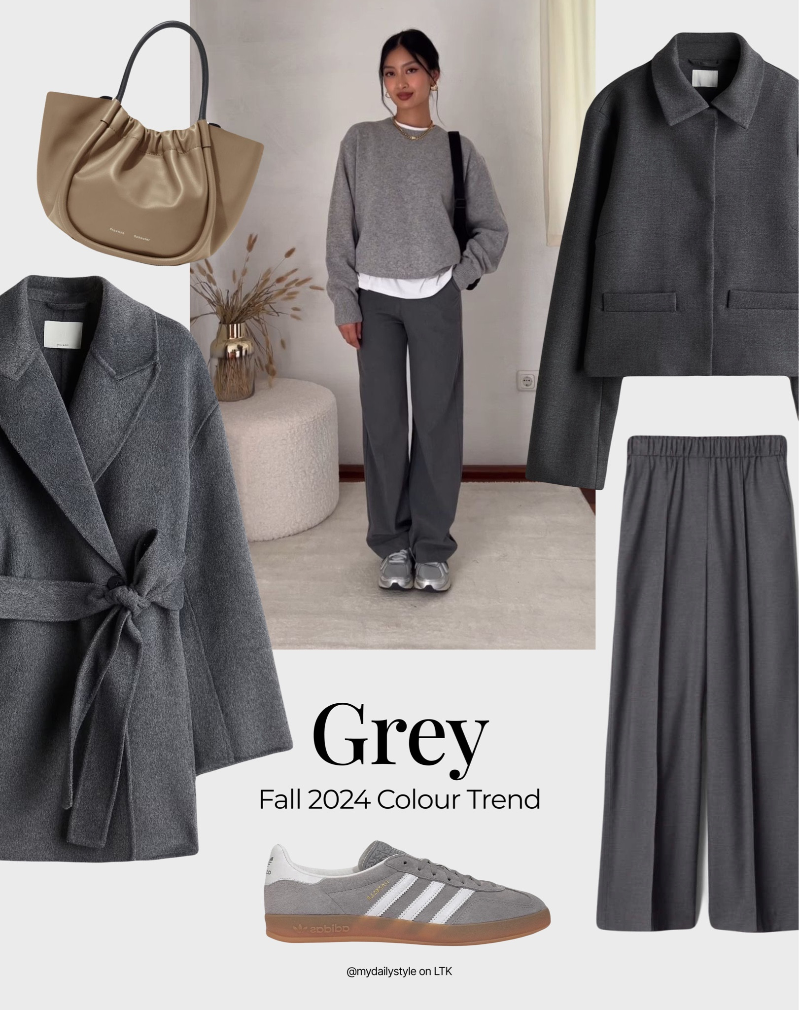 50 shades of grey for your fall wardrobe. Versatile,  timeless, & stylish, this colour remains trendy this fall/winter season. Here is our grey items selection from different brands to add to your fall looks. 

Check out more styling ideas in my profile. 

Tags: grey colour, gray color, fall style, pre-fall, autumn style, fall outfit, autumn outfit, fall fashion, autumn fashion, easy styling, simple everyday look, chic & basic outfit, Parisian look, casual outfit, capsule wardrobe, office look, brunch style, high street. 


#LTKworkwear #LTKautumn #LTKstyletip