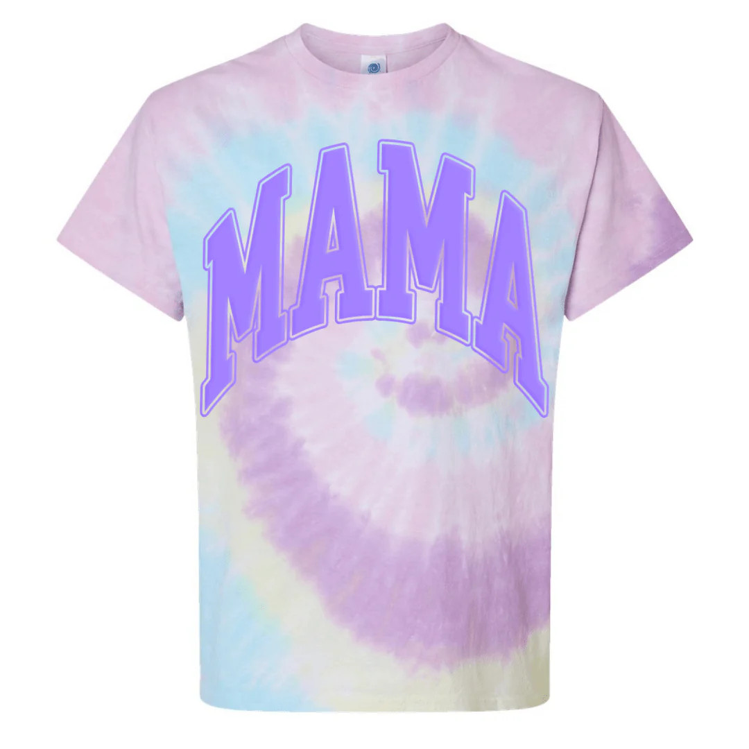 PUFF 'Mama' Tie Dye T-Shirt | United Monograms