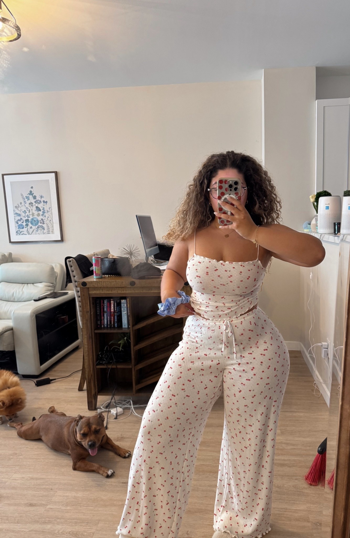 Comfiest lounge set/pjs I own! I’m obsessed!! 

#LTKFindsUnder50 #LTKFindsUnder100