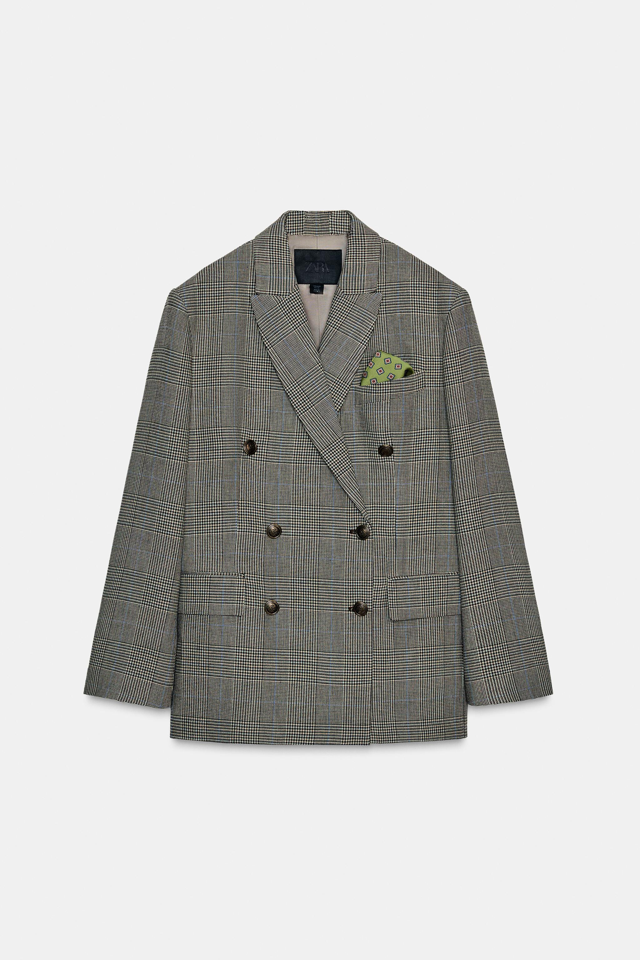 PLAID WOOL BLAZER ZW COLLECTION | Zara US