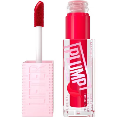 Maybelline Lifter Gloss Lifter Plump Lip Plumper Gloss with Maxi-Lip - 004 Red Flag - 0.18 fl oz | Target