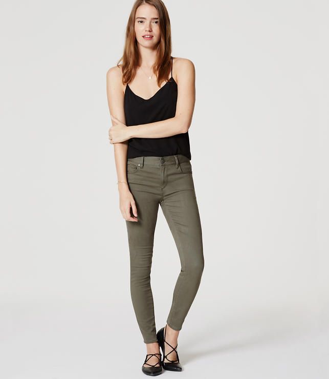 Petite Sateen Five Pocket Leggings in Marisa Fit | Loft