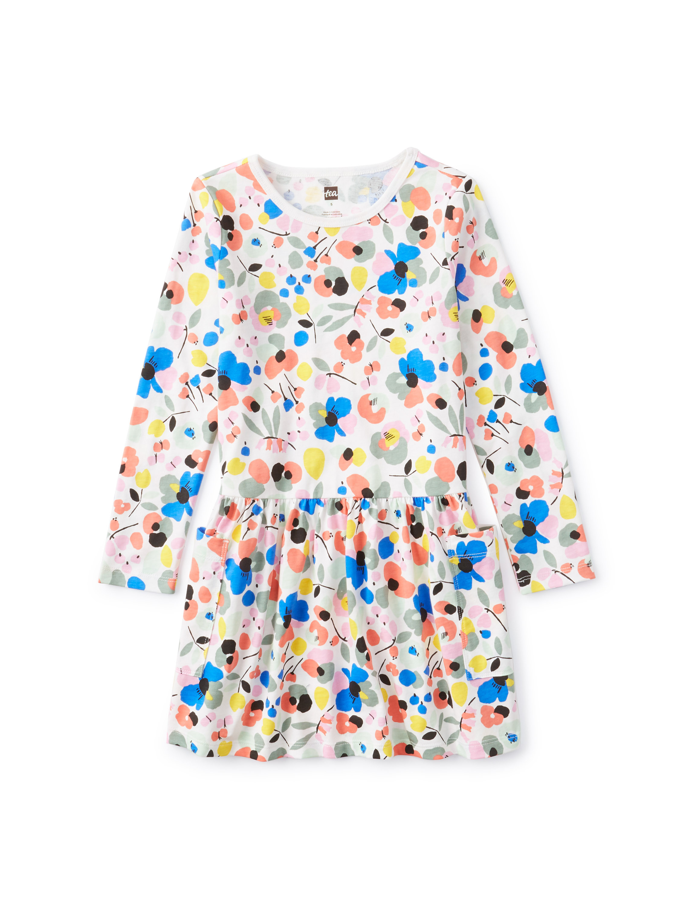 Long Sleeve Pocket Dress | Tea Collection