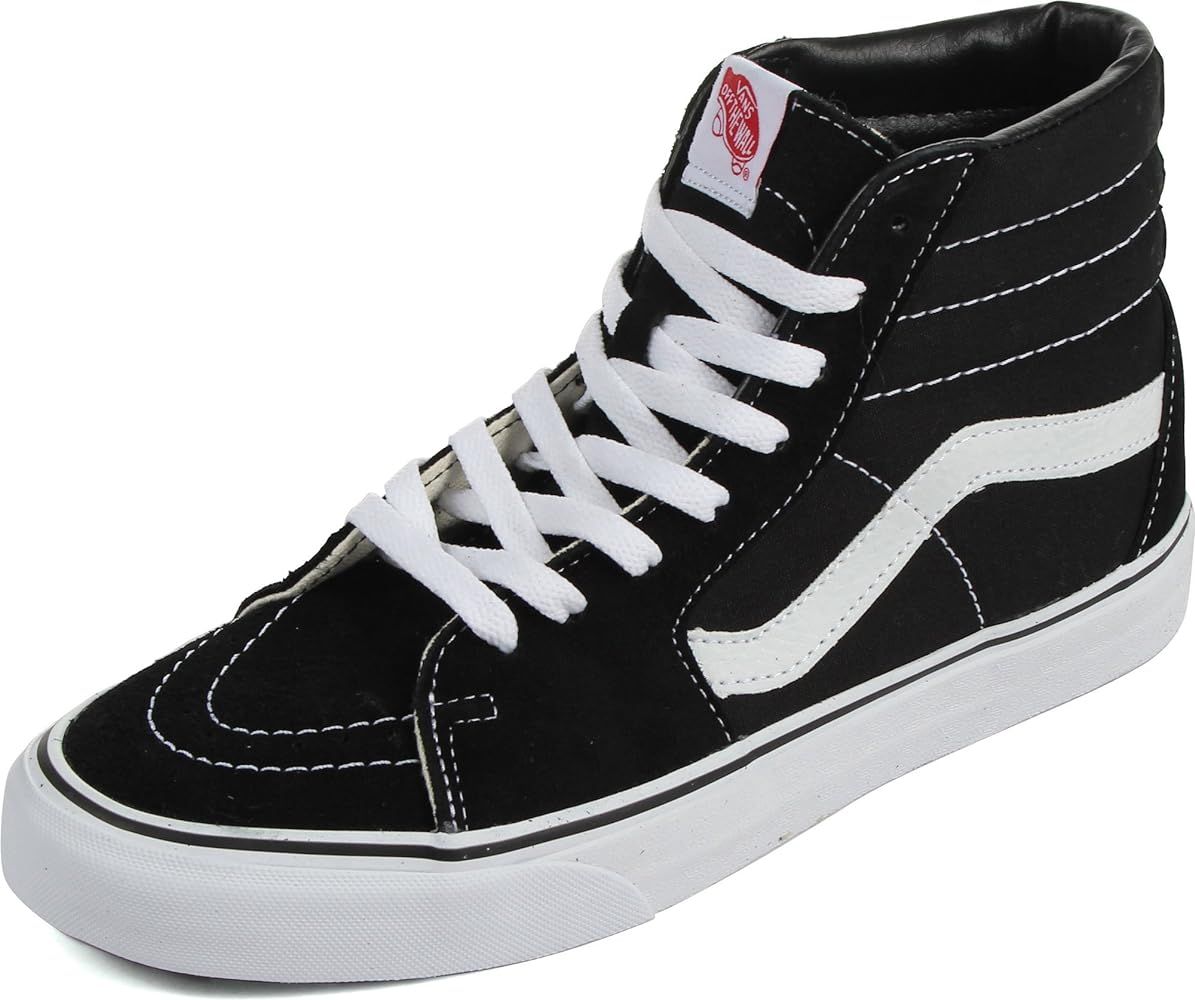VANS Sk8-Hi Unisex Casual High-Top Skate Shoes, Comfortable and Durable in Signature Waffle Rubbe... | Amazon (US)