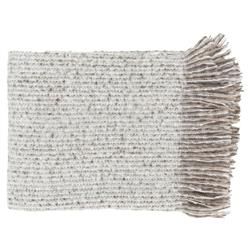 Joy French Country Rectangular Ivory Throw Blanket | Kathy Kuo Home