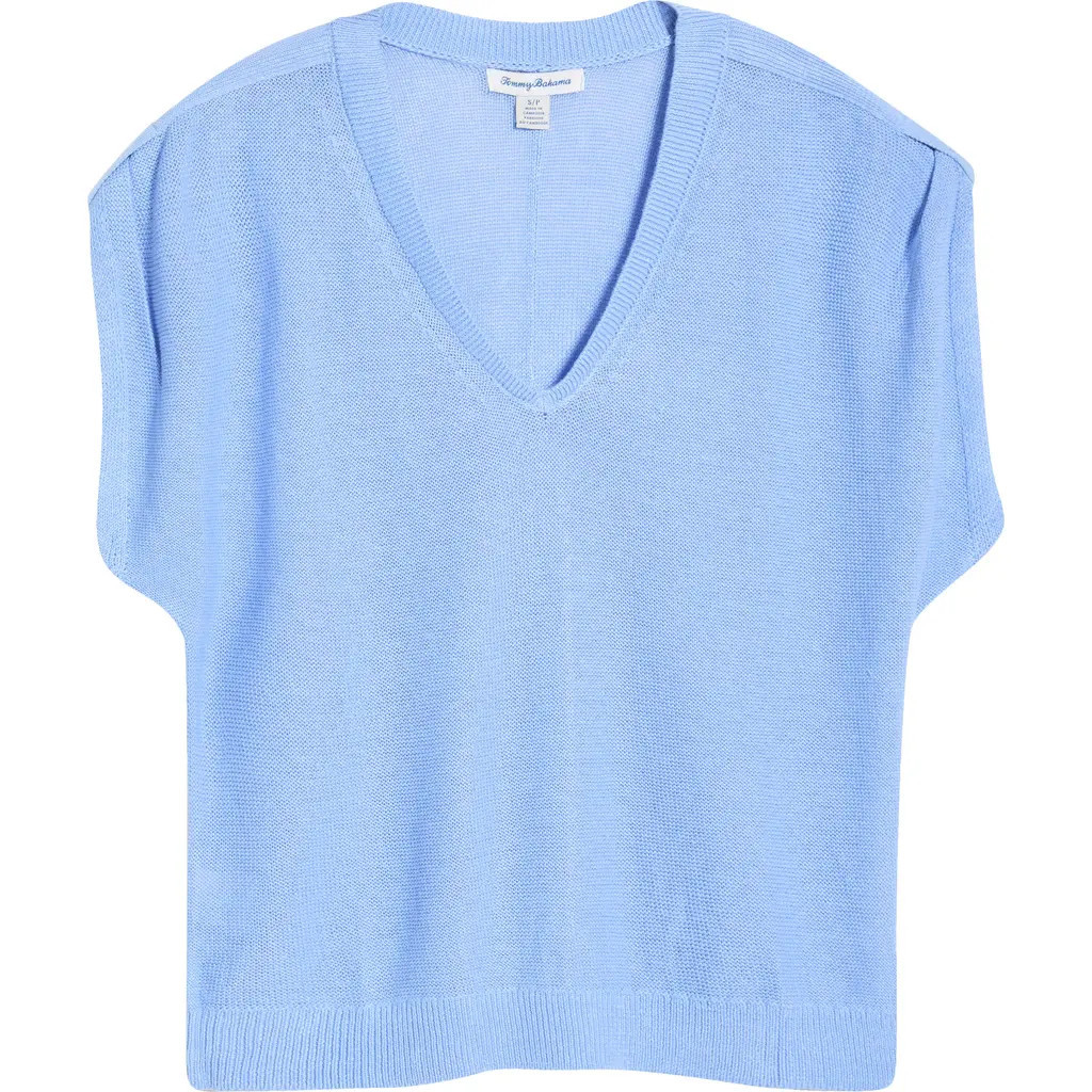 Tommy Bahama Lakes Edge Linen & Cotton Blend Sweater in Grape Pools at Nordstrom, Size Small | Nordstrom
