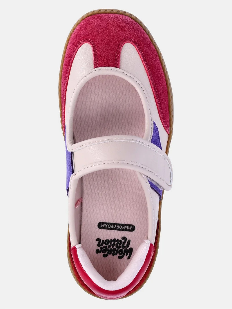 Wonder Nation Toddler, Little, and Big Girls Ballet Sneakers | Walmart (US)