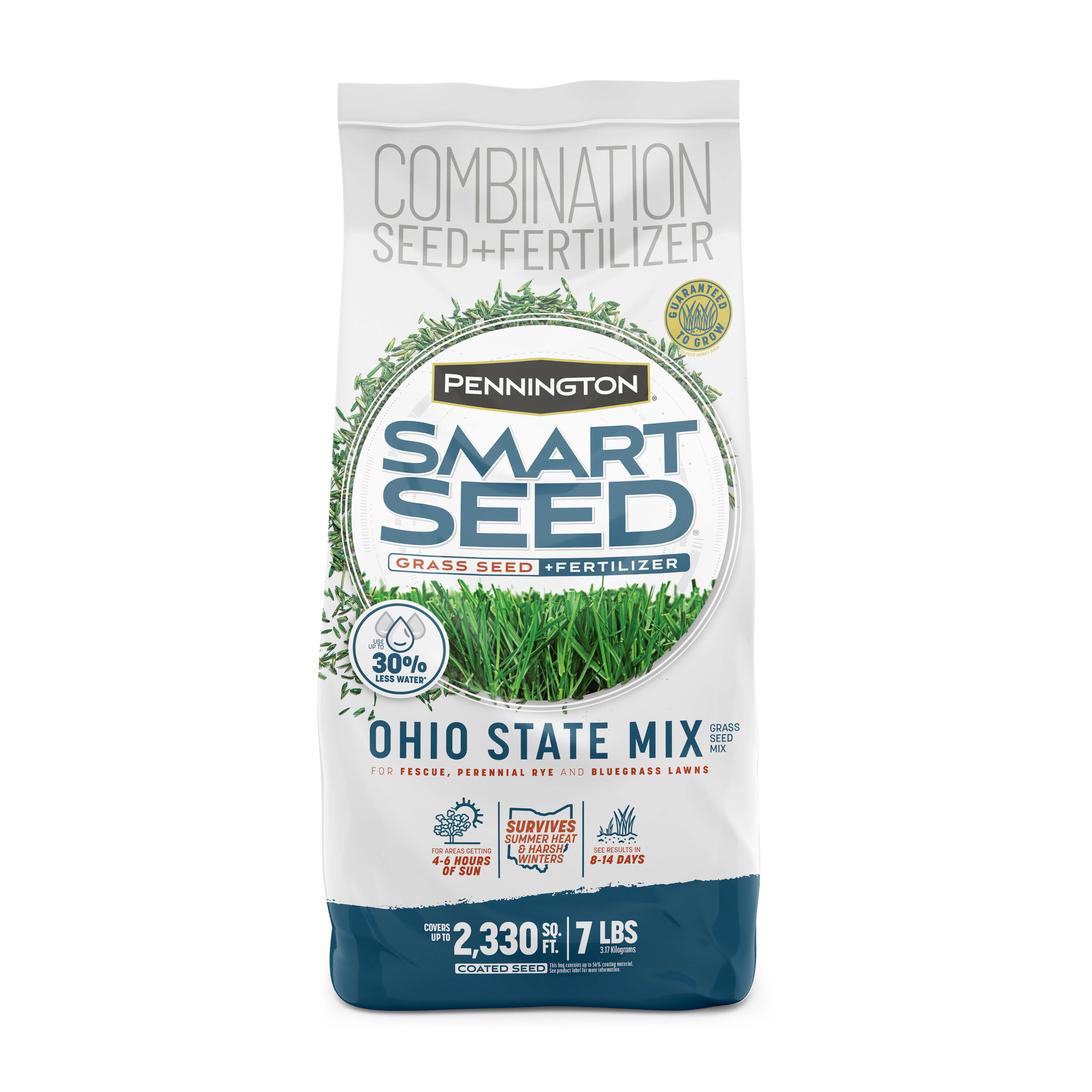 Pennington Smart Seed Ohio State 7-lb Mixture/Blend Grass Seed one_size | 100543710 | Lowe's