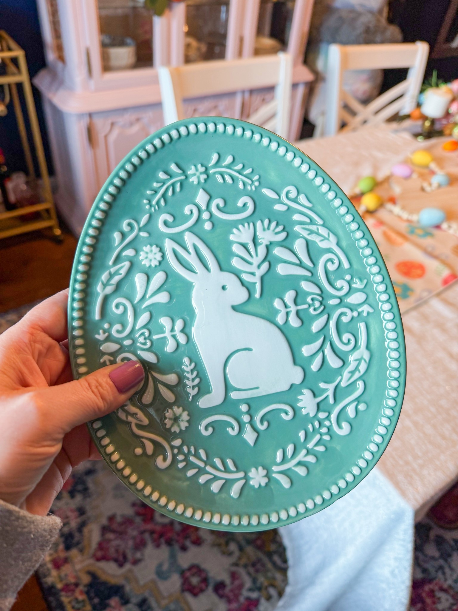 Beautiful bunny plate!

#LTKSeasonal