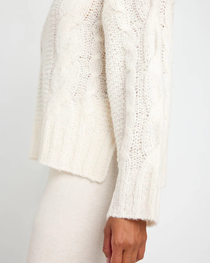 Splendid x Cellajaneblog Cashblend Cable Knit Sweater | Splendid