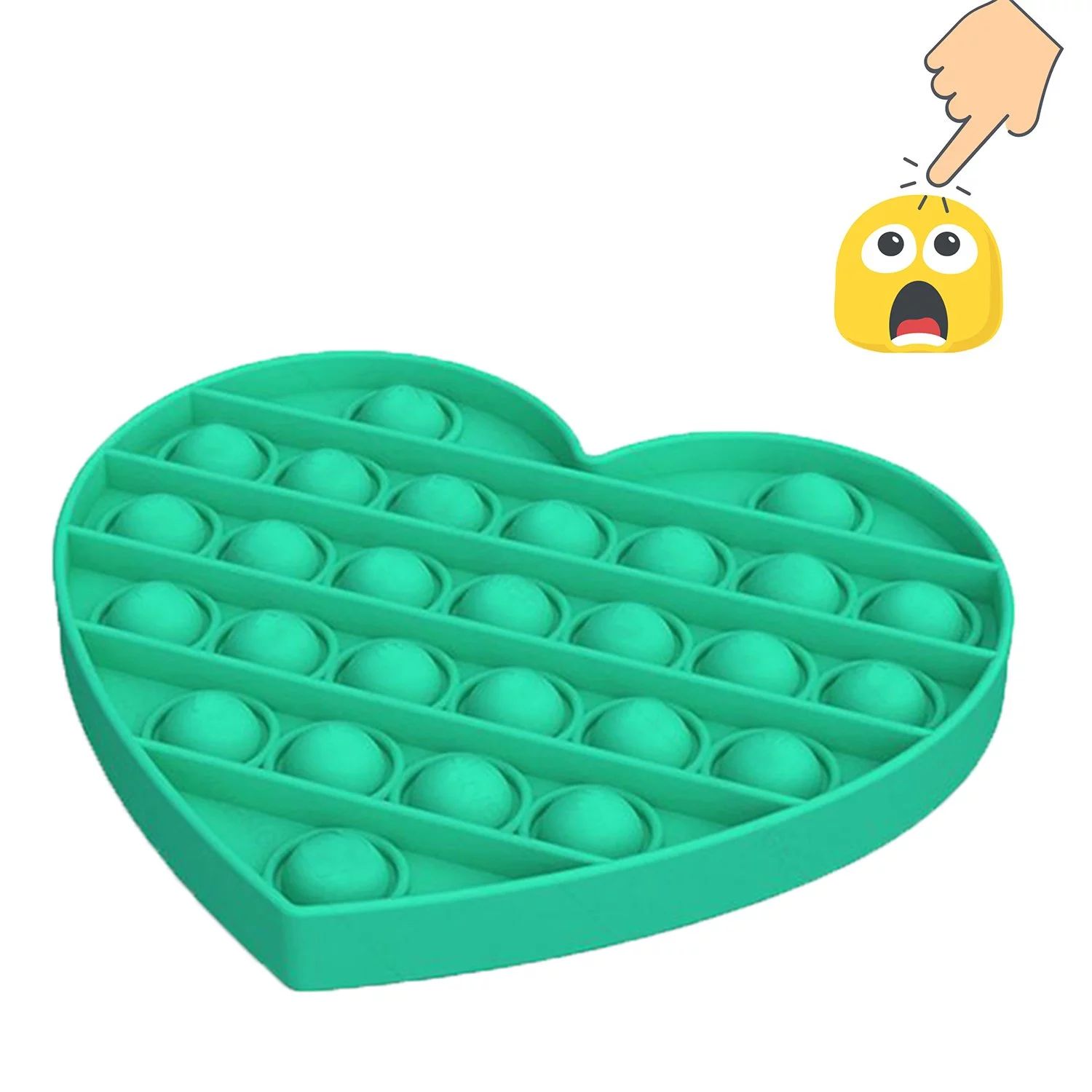 Heart Push Pop It Sensory Fidget Toys Stress Relieve Fidgetget for Anxiety Relief Educational Toy... | Walmart (US)