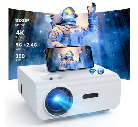 Bluetooth projector with 100” projector screen. 
Under $100!


#LTKGiftGuide #LTKFamily #LTKSaleAlert