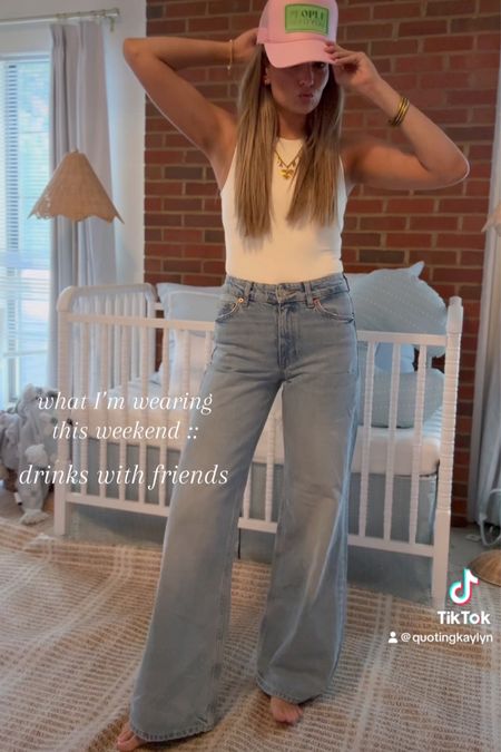 Jeans are Zara found at TJMaxx / Top is House of Harlow found at TJMaxx 
