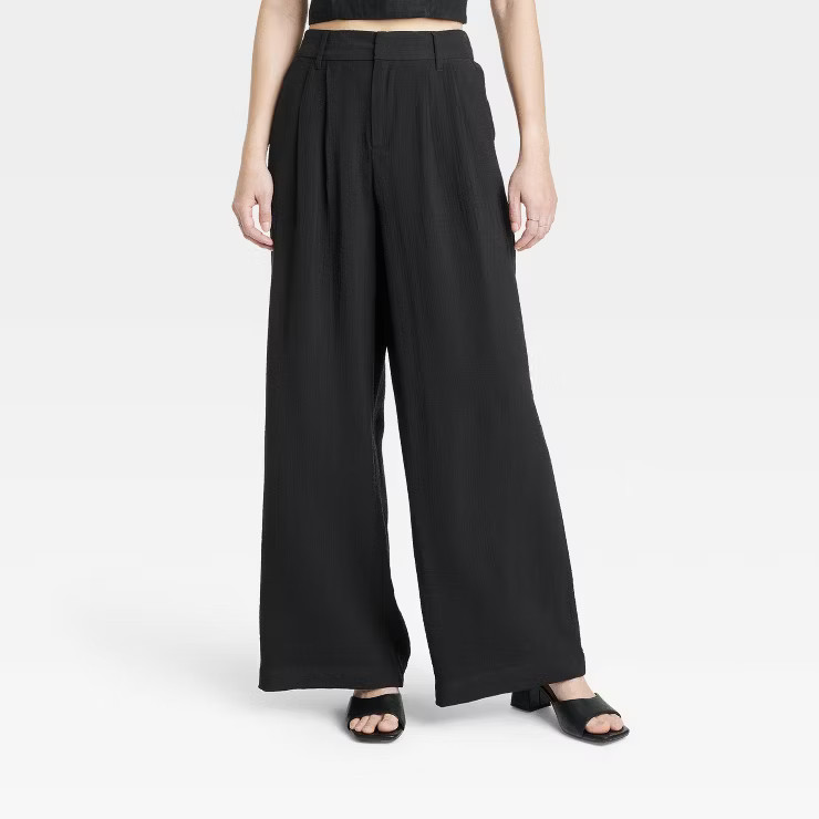 Women's High-Rise Wide Leg Pants - A New Day™ | Target