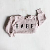 Kids ""Babe™"" Everyday Sweatshirt | Etsy (US)
