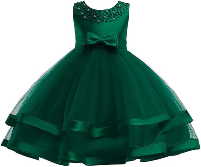 COMISARA 6M-9T Kids Pageant Flower Girl Dress Little Girls Party Wedding Formal Dresses | Amazon (US)
