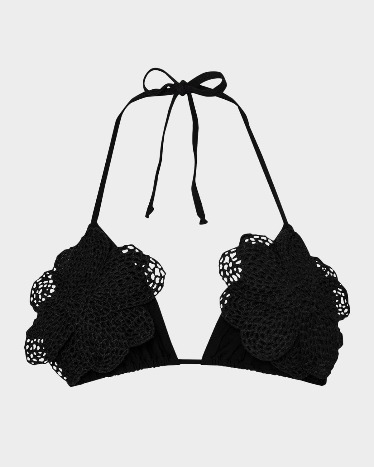 Fleur Triangle Bikini Top | Neiman Marcus