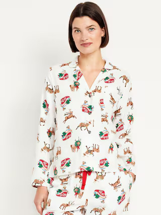 Flannel Pajama Top | Old Navy (US)