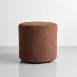 Barrow Copper Small Pouf Ottoman | Unison