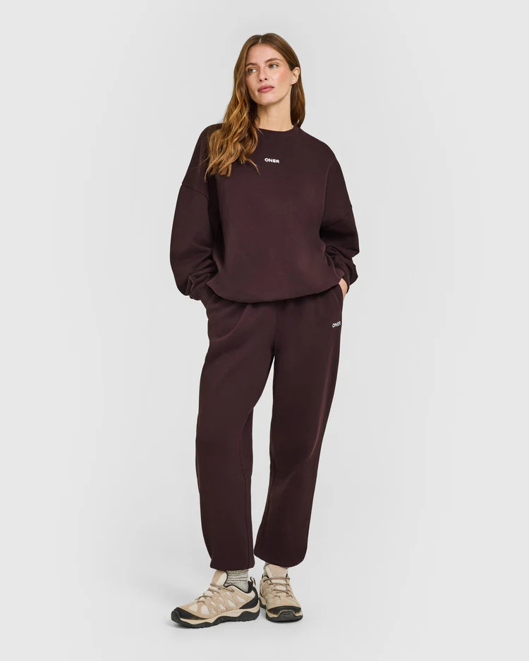 Mid Weight Sweatshirt 
 Plum Brown | Oner Active (UK / US)