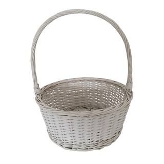 Large White Round Willow Easter Basket by Ashland® | Michaels Stores