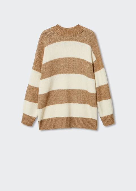 Oversized striped sweater | MANGO (US)