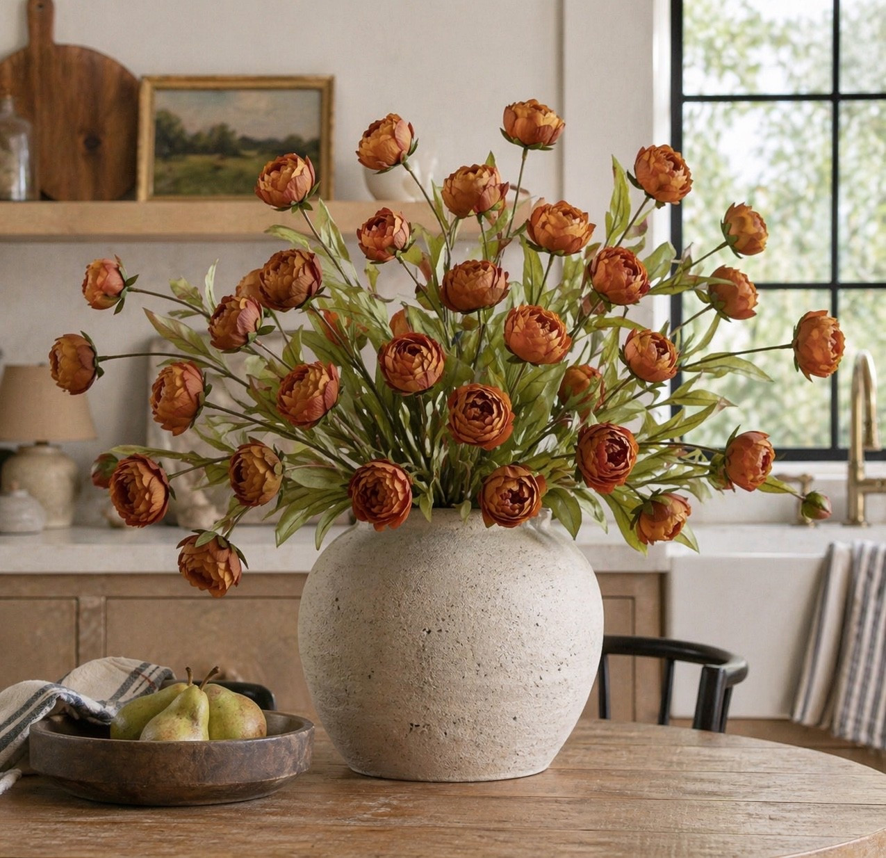 NEW DROP and already giving designer vibes. These newly released brown Ashland peony stems from Michaels are the perfect moody neutral floral for late summer into fall styling. The dried-look petals give that elevated boutique feel, and they’re stunning styled in a large ceramic vase on a kitchen island, dining table, console, or entryway. They’re currently on sale!!

I love mixing 8–12 stems for a full custom arrangement that looks high-end without the price tag. The warm brown tone pairs beautifully with wood accents, brass, creams, olive, and all the cozy textures.

Grab them early because Michaels florals in the good colors always go fast. Linked in my LTK.

#LTKHome #LTKSeasonal #MichaelsFinds #AshlandDecor #FallDecor #PeonyStems #NeutralDecor #StudioMcGeeStyle #HearthAndHandStyle #TrendyHomeDecorFinds

#LTKHome #LTKSeasonal #LTKSaleAlert