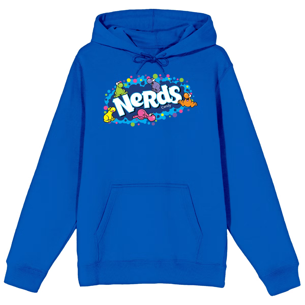 Nerds Candy Logo Long Sleeve Royal Blue Men's Hooded Sweatshirt-3XL | Target