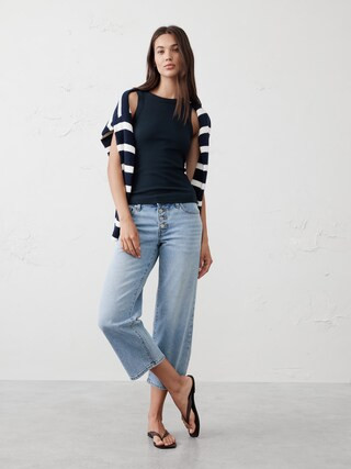 Ribbed Racer Tank | Banana Republic Factory | Banana Republic Factory