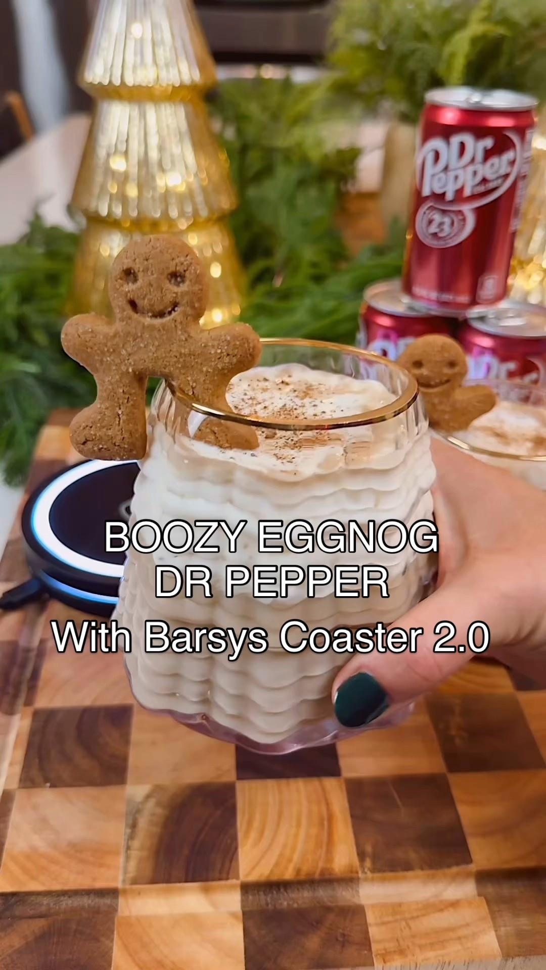 Boozy Eggnog Dr Pepper with Barsys Coaster 2.0

#LTKfoodie #LTKHoliday #LTKGiftGuide