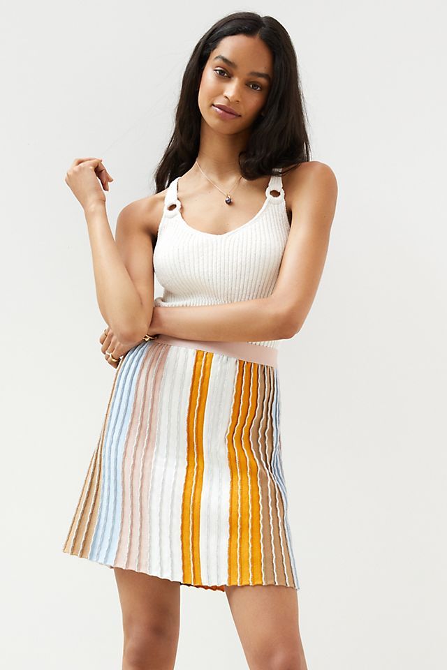 Eva Franco Knit Mini Skirt | Anthropologie (US)