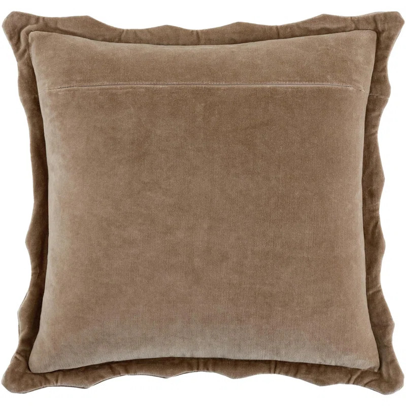 Collier Scalloped Edges Cotton Throw Pillow | Birch Lane