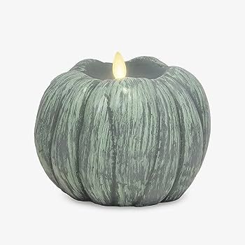 Luminara Pumpkin Figural Flameless Flickering LED Candle, Smooth Real Unscented Wax, Time Funcation, | Amazon (US)