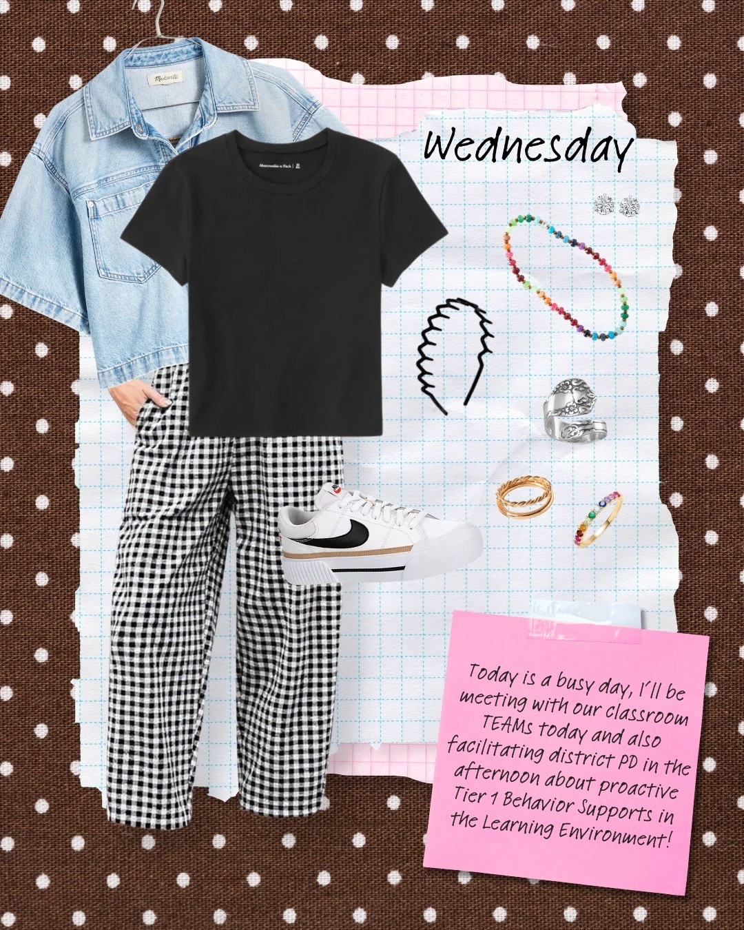 Wednesday’s ootd for school! 🍎✏️

#LTKWorkwear #LTKootd #LTKdayinmylife