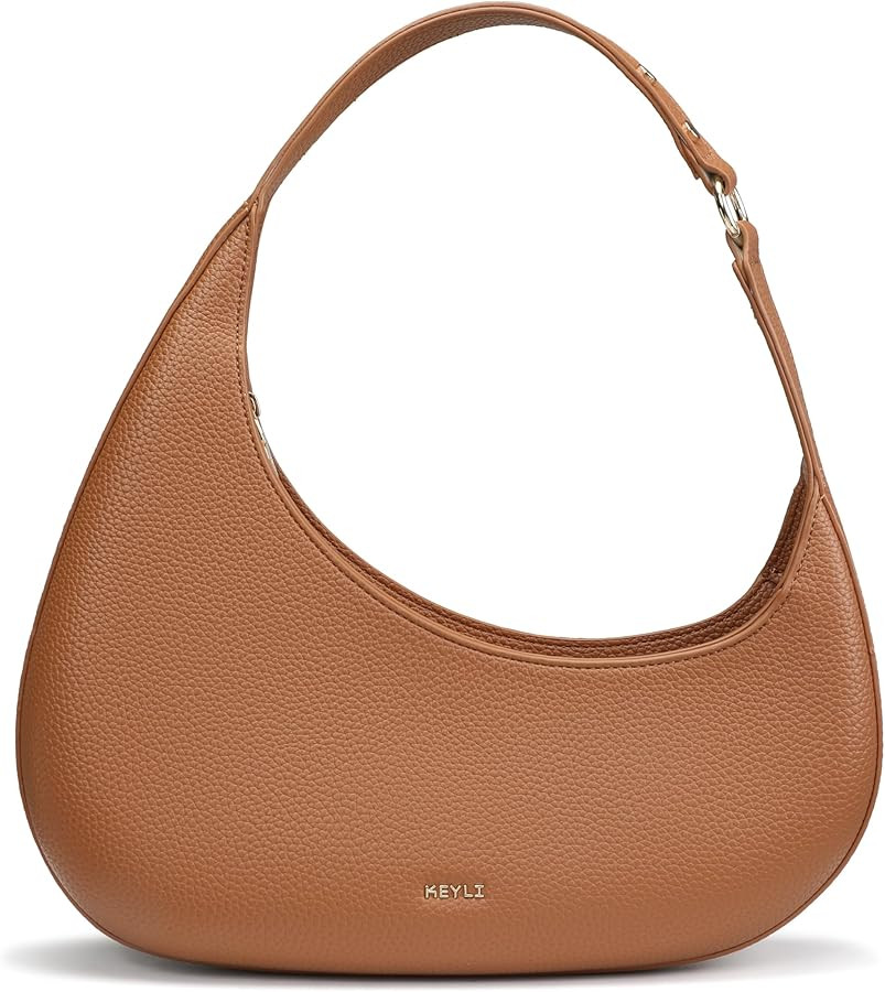 Keyli Shoulder Bag for Women Trendy Casual Leather Shoulder Purses lightweight Handbags Clutches ... | Amazon (US)