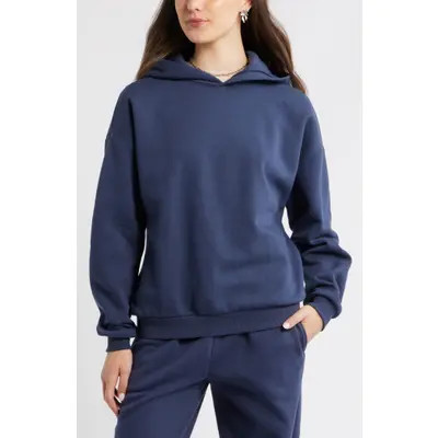 BP. Relaxed Fleece Hoodie in Brown Quartz at Nordstrom, Size X-Small | Nordstrom