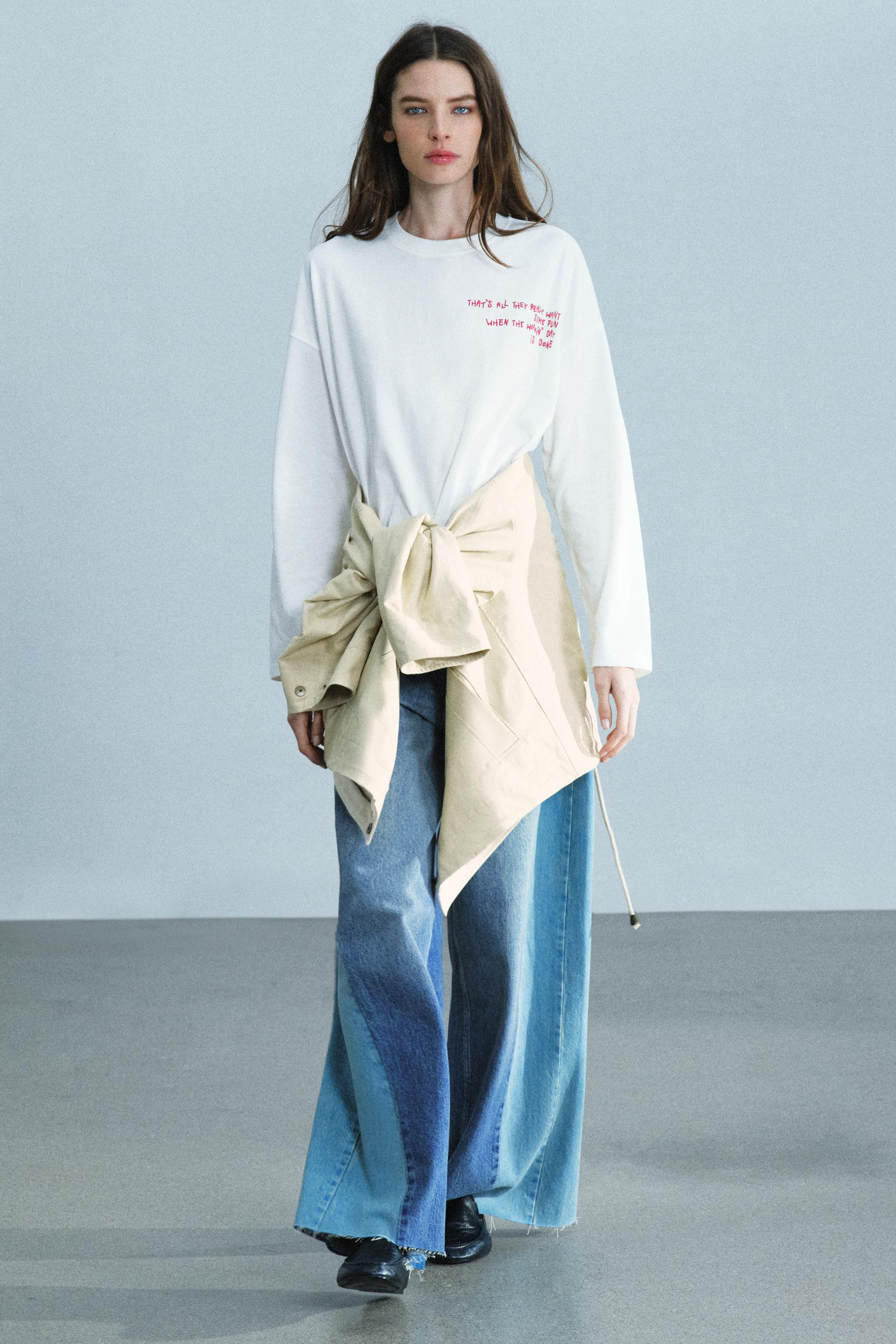OVERSIZED TEXT T-SHIRT | Zara US