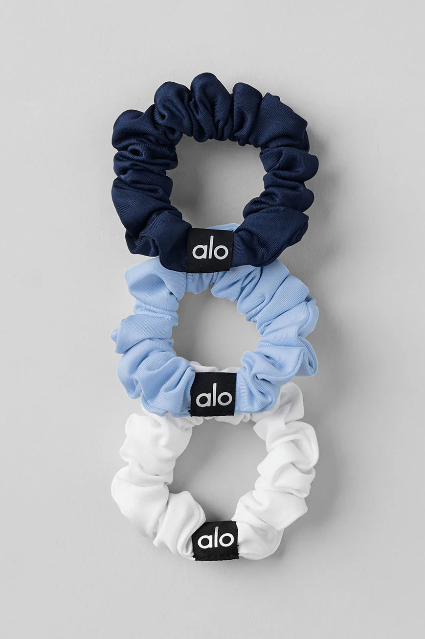 Fresh Mini Scrunchie 3-Pack | Alo Yoga