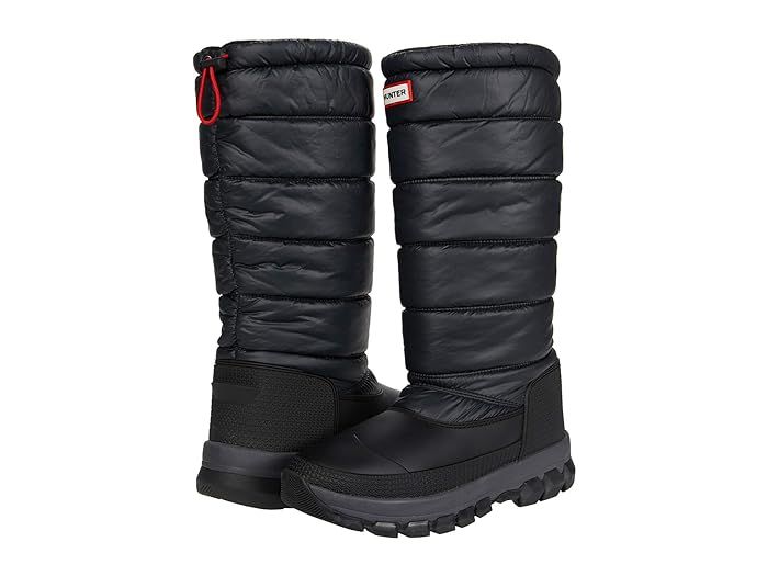 Hunter Original Insulated Snow Boot Tall (Black) Women's Shoes | Zappos