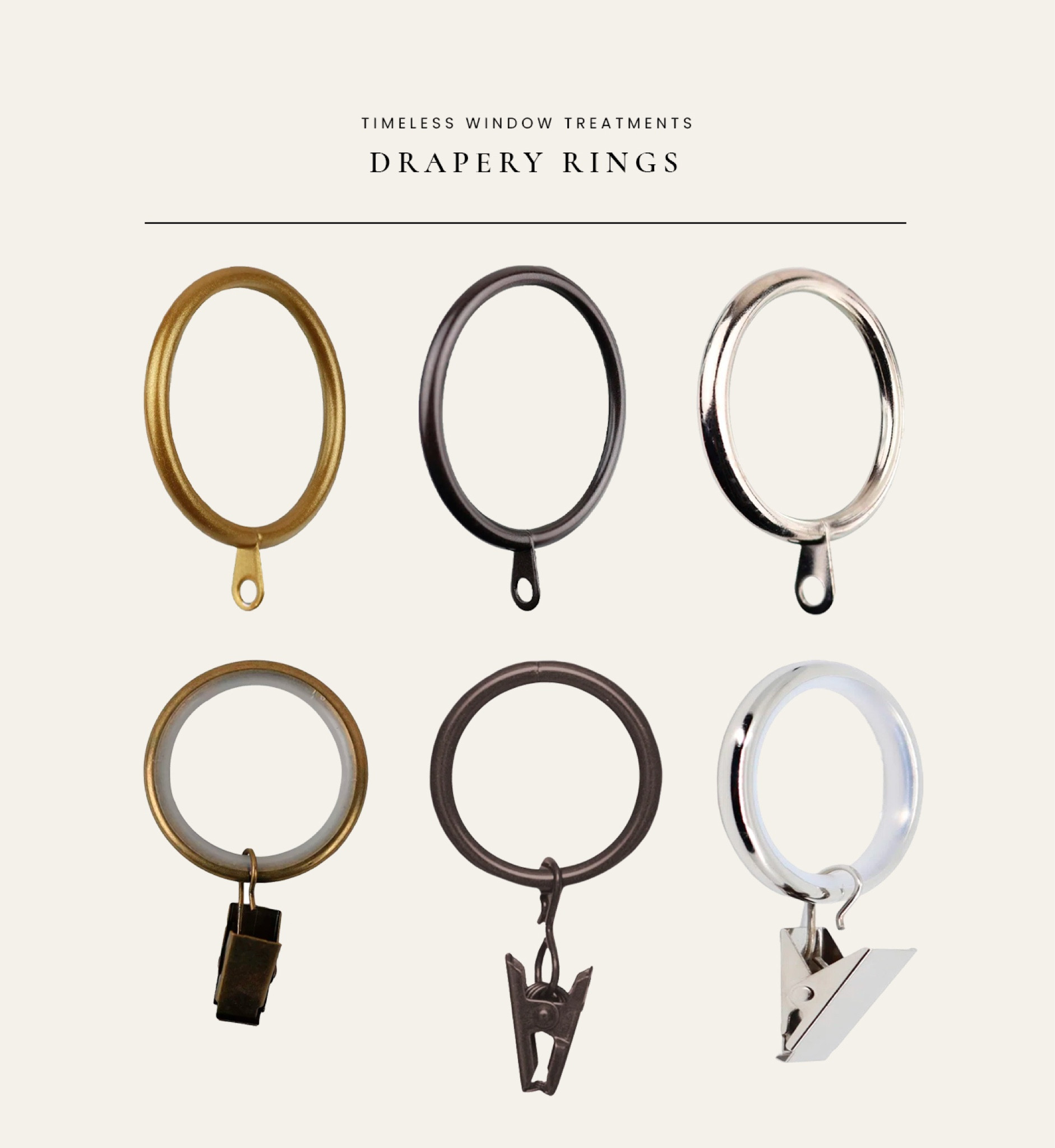 Designer recommendations… classic curtain rings from @wayfair . #wayfair #wayfairpartner 

#LTKHome