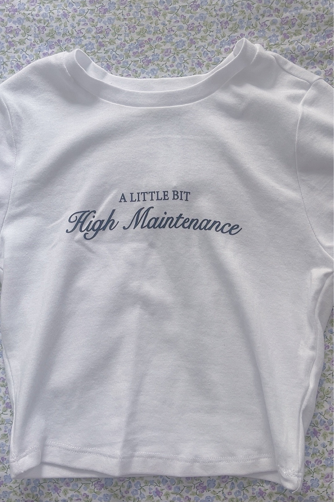A little bit high maintenance tshirt💅🏼 literally me in a shirt😭🤩

#LTKfindsunder100 #LTKbeauty #LTKstyletip
