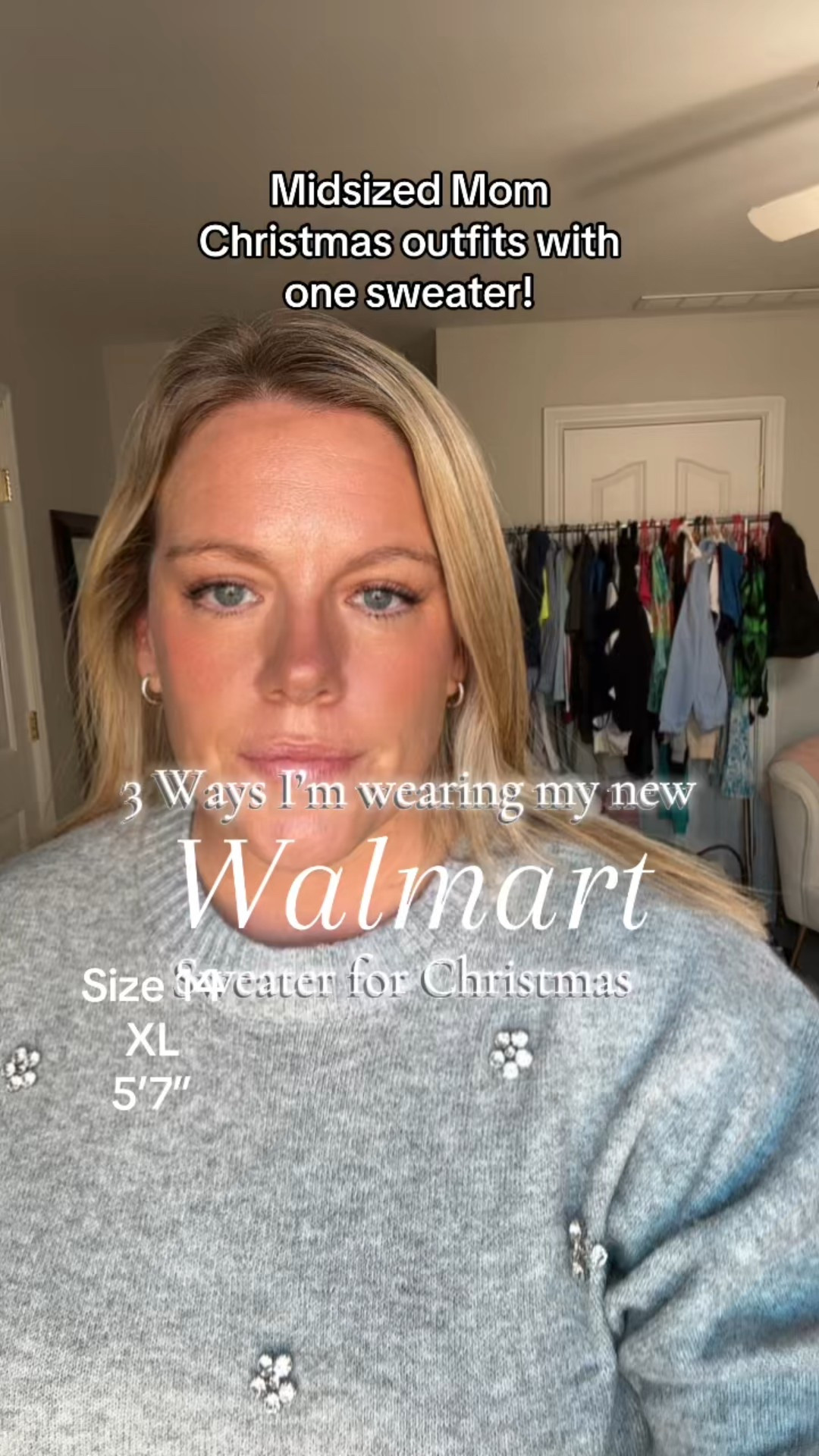 Walmart has the best holiday clothes right now n. This sparkly sweater is even better in person and under $25!!
I’m wearing an XL

#LTKHoliday #LTKootd #LTKMidsize