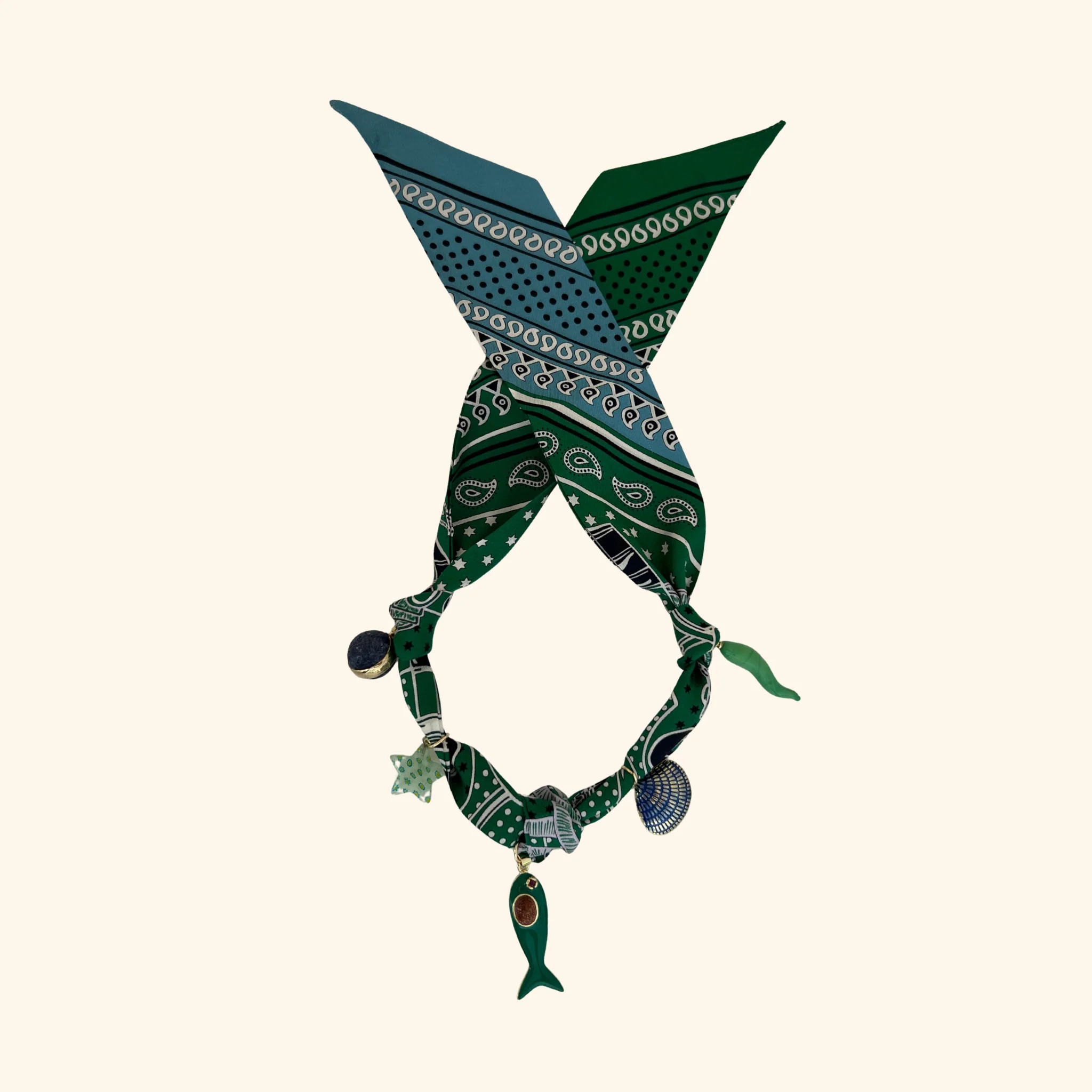 Coastal Bandit Scarf Necklace | MCHARMS