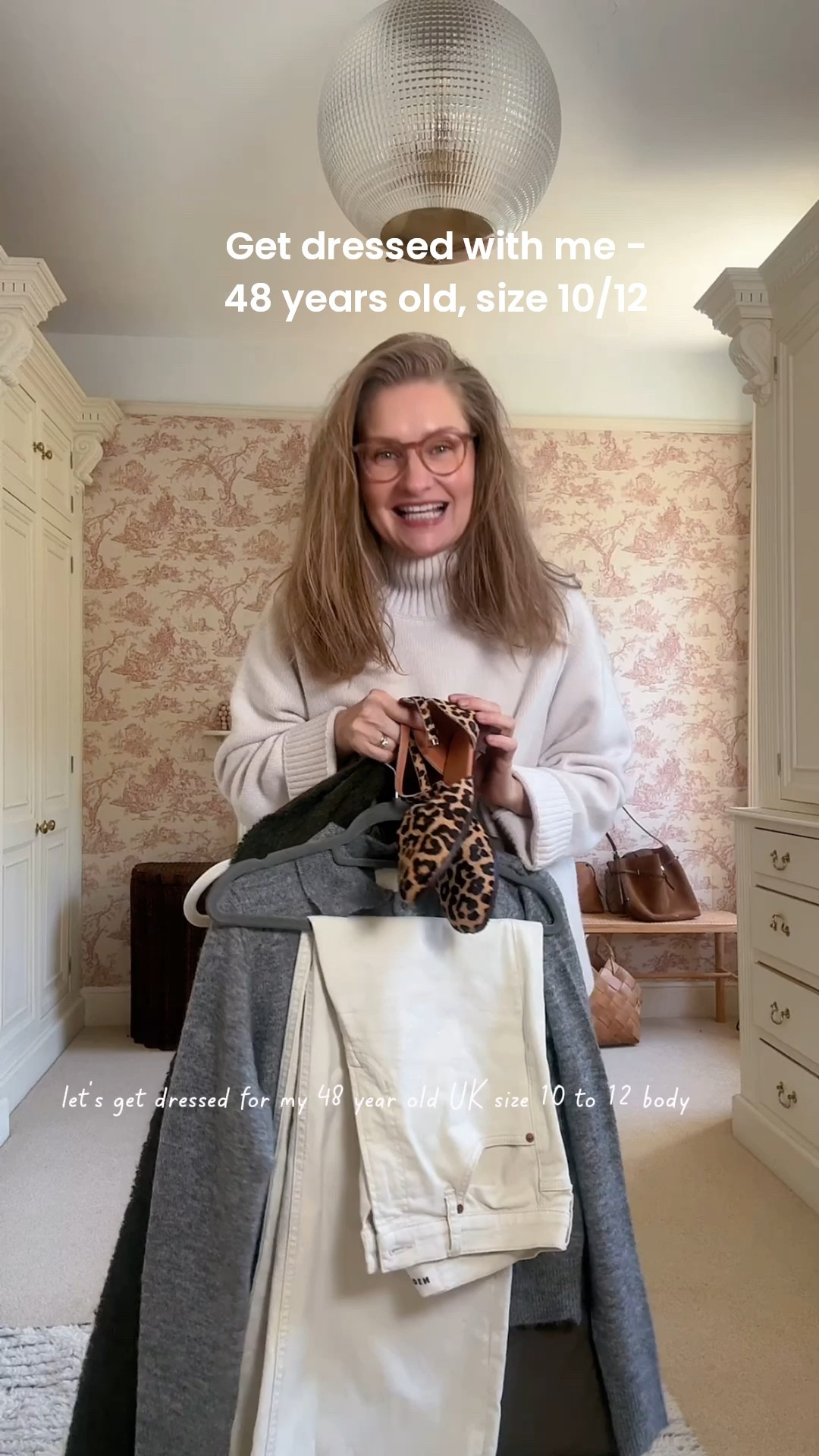 What I wore - long puffer gilet, Leo print shoes, ecru jeans, grey collared jumper

#LTKuk #LTKover50style #LTKautumn